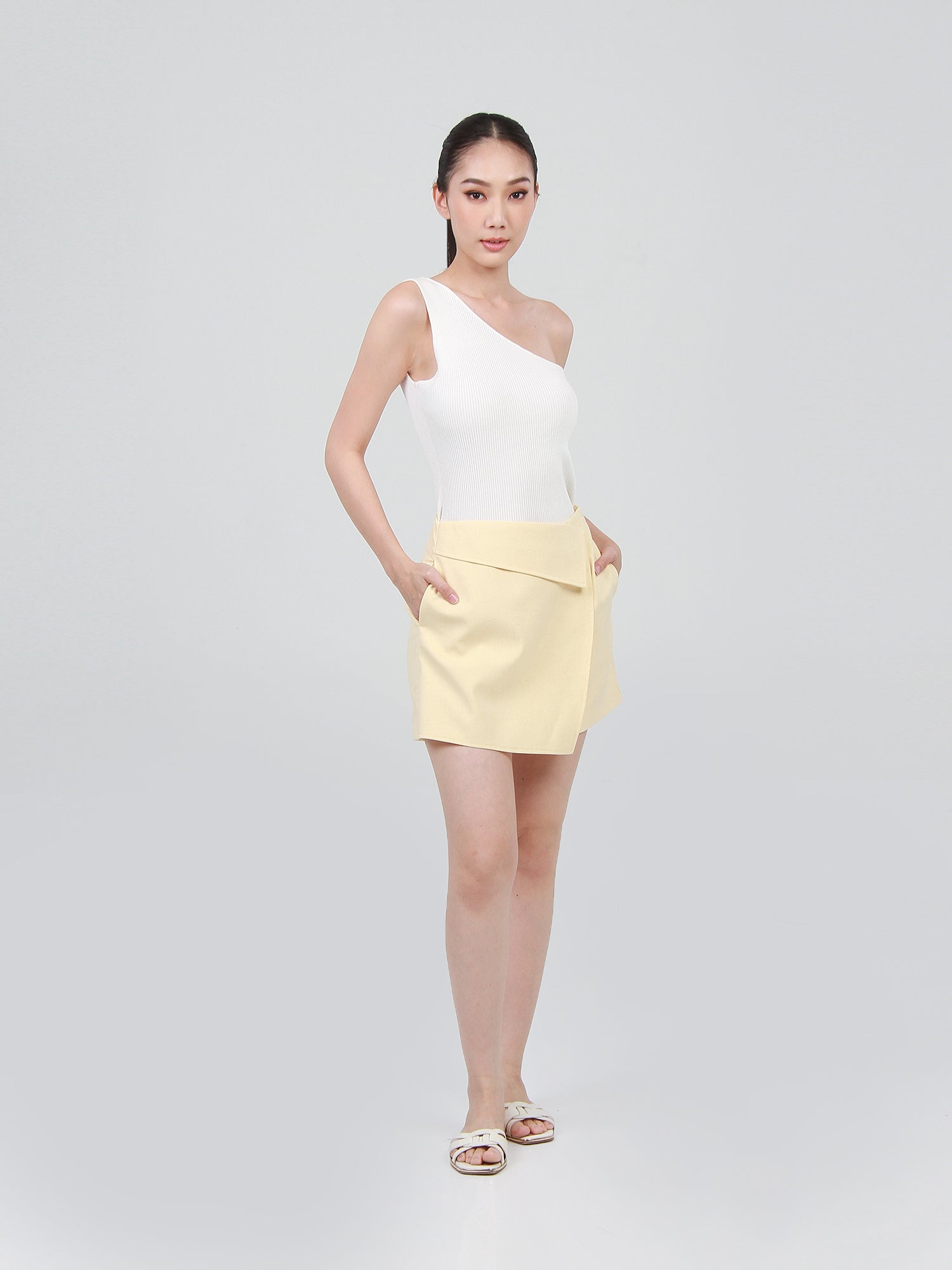 Eloise Overlap Skort